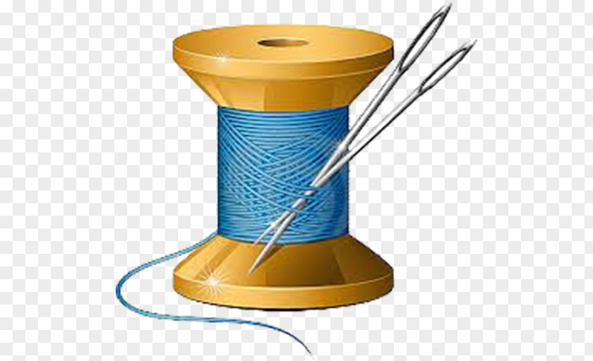 Sewing Thread Hand-Sewing Needles Bobbin Clip Art PNG