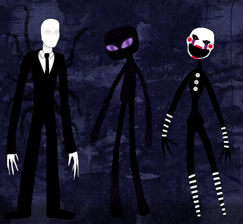 Slender Man Five Nights At Freddy's 2 Slender: The Eight Pages Minecraft Slenderman Puppet PNG