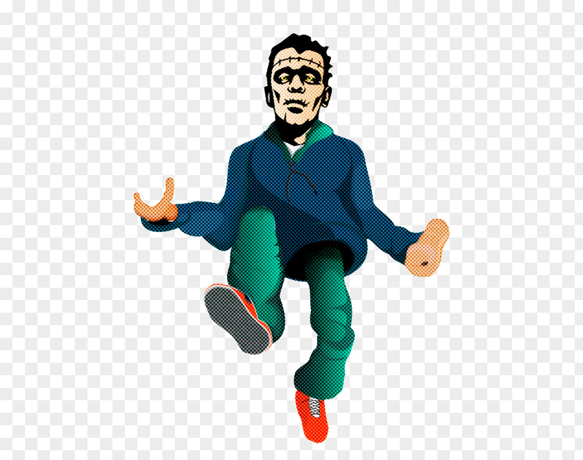 Thumb Fictional Character Cartoon Jumping Figurine Animation Clip Art PNG