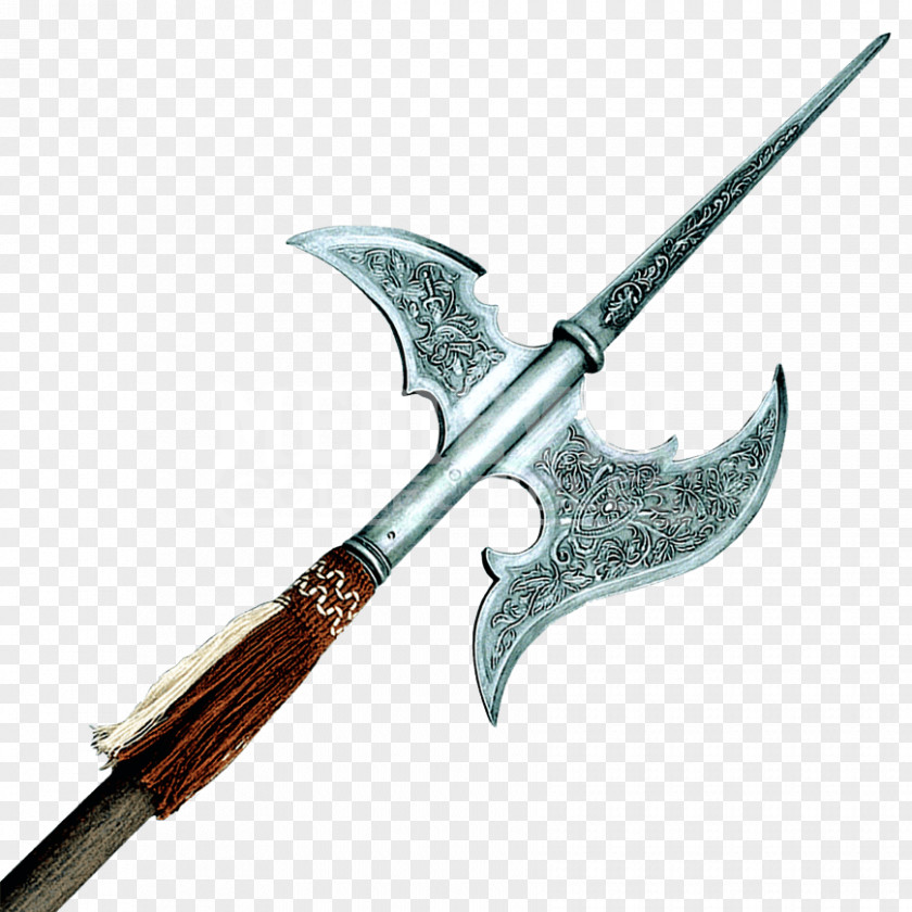 Medieval Halberd Middle Ages 16th Century Bardiche Weapon PNG