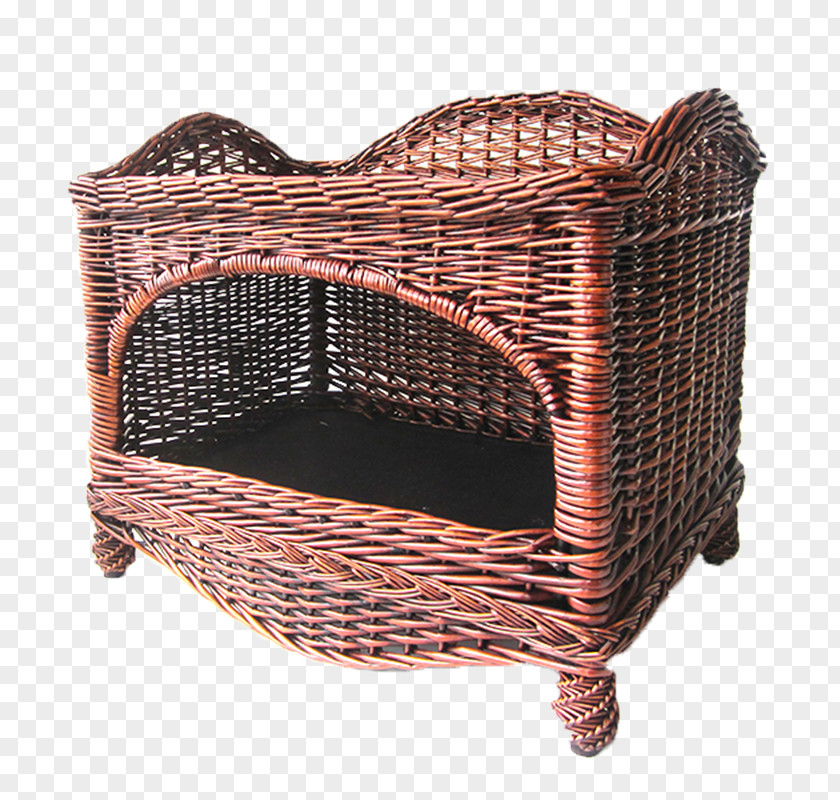 Rattan Cat Nest Litter Box Shark PNG