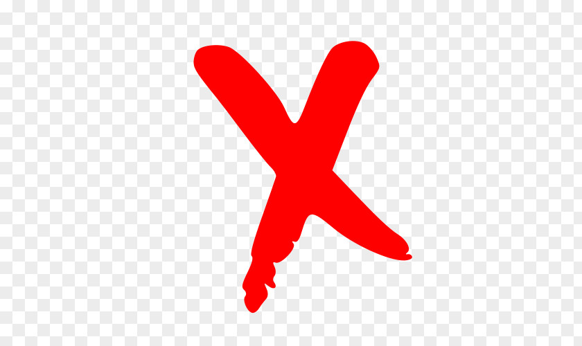 Red X Mark Clip Art PNG