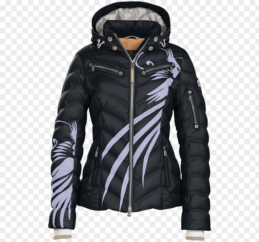 Zipper Leather Jacket Hoodie PNG