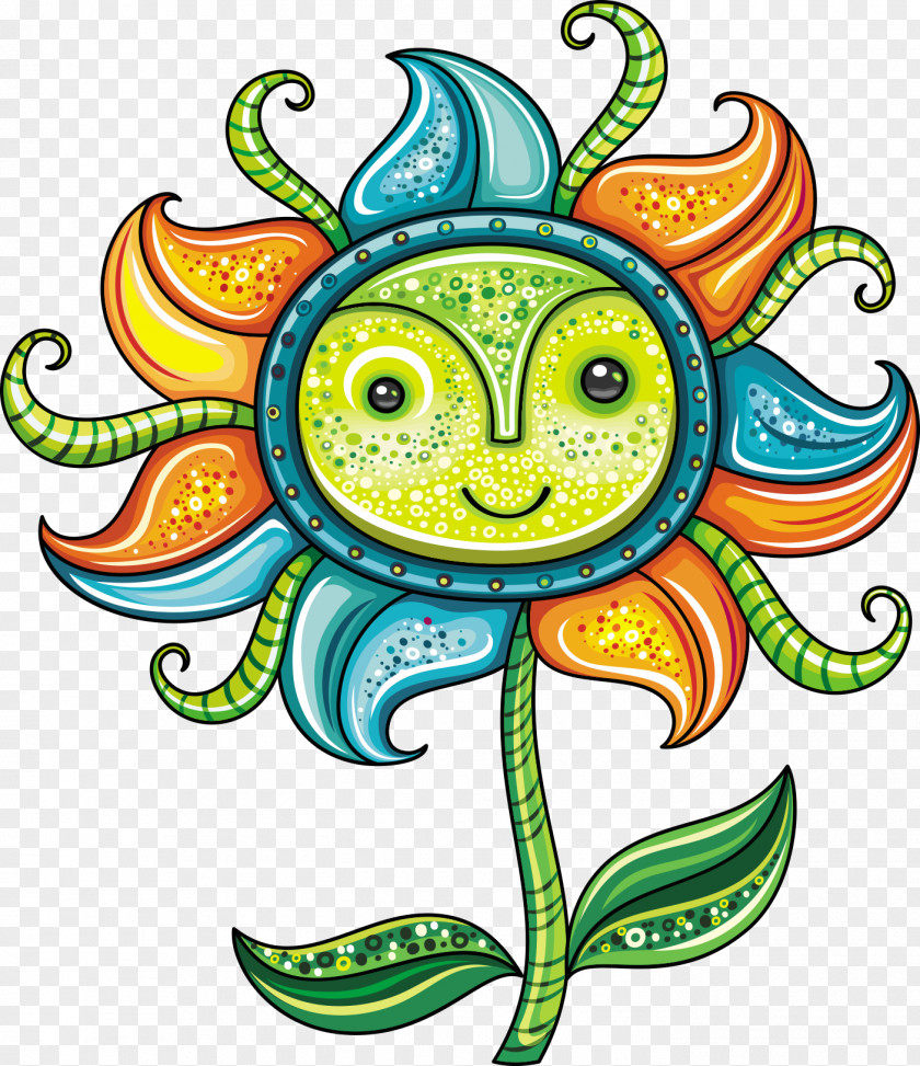 Cartoon Sunflower Wizard Drawing Royalty-free Clip Art PNG