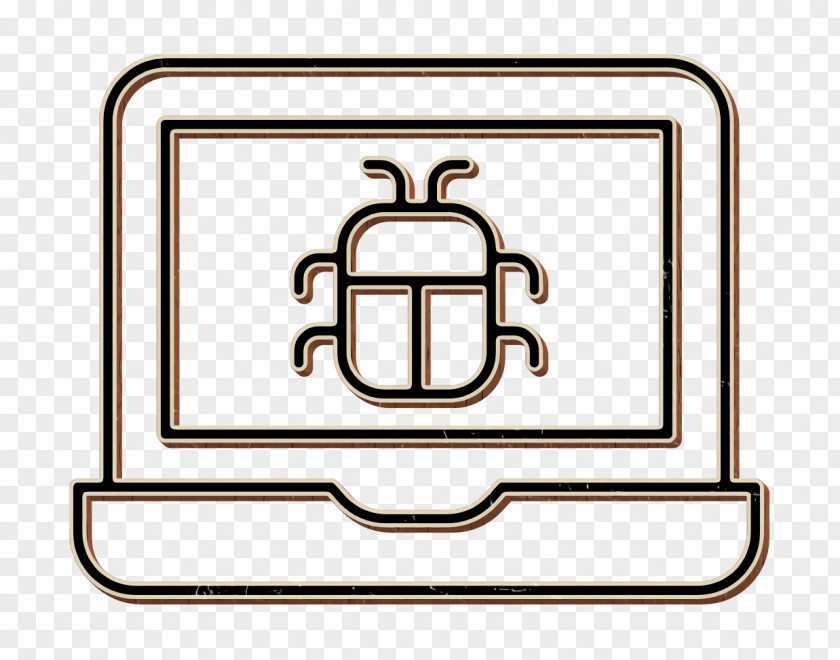 Laptop Icon Bug Coding PNG