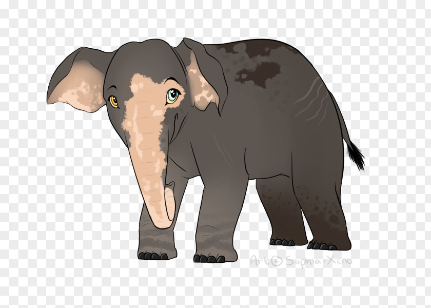 Working Animal Figure Indian Elephant PNG