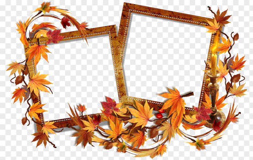 Autumn Picture Frames Painting Blog PNG