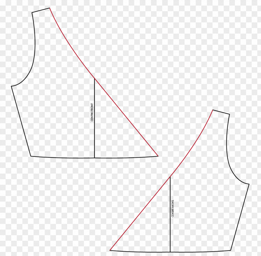 Bottom Pattern Tuck Waistline Seam PNG