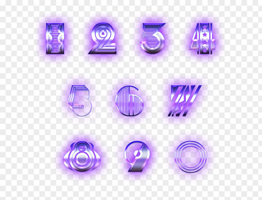 Circle Font PNG