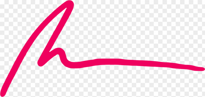 Hand Written Line Pink M Finger Clip Art PNG