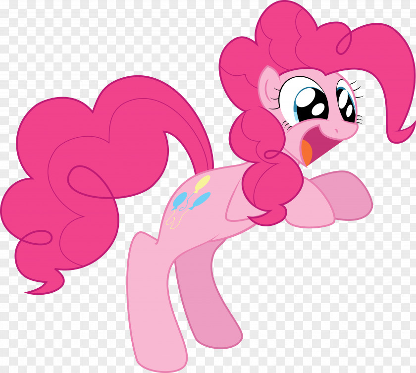 Horse Pink M Character Clip Art PNG