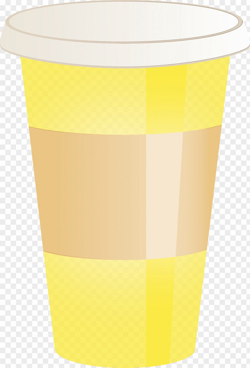 Yellow Drinkware Tumbler Drink Pint Glass PNG