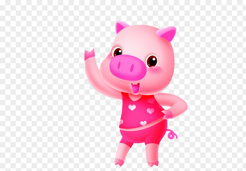 Cartoon Pig Picture Domestic PNG