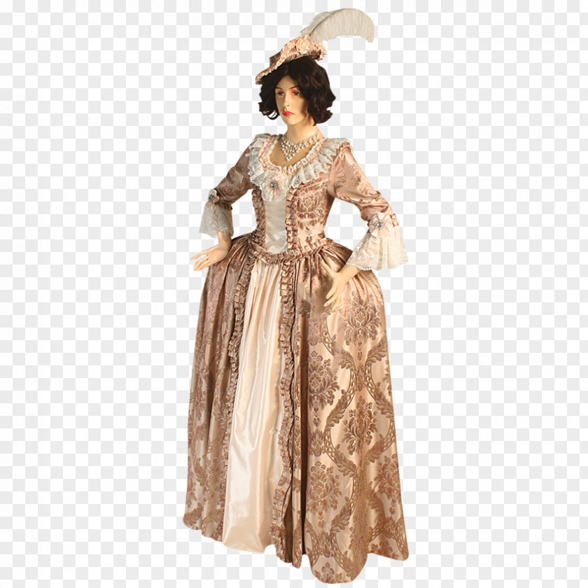 Dress Gown Costume Design PNG