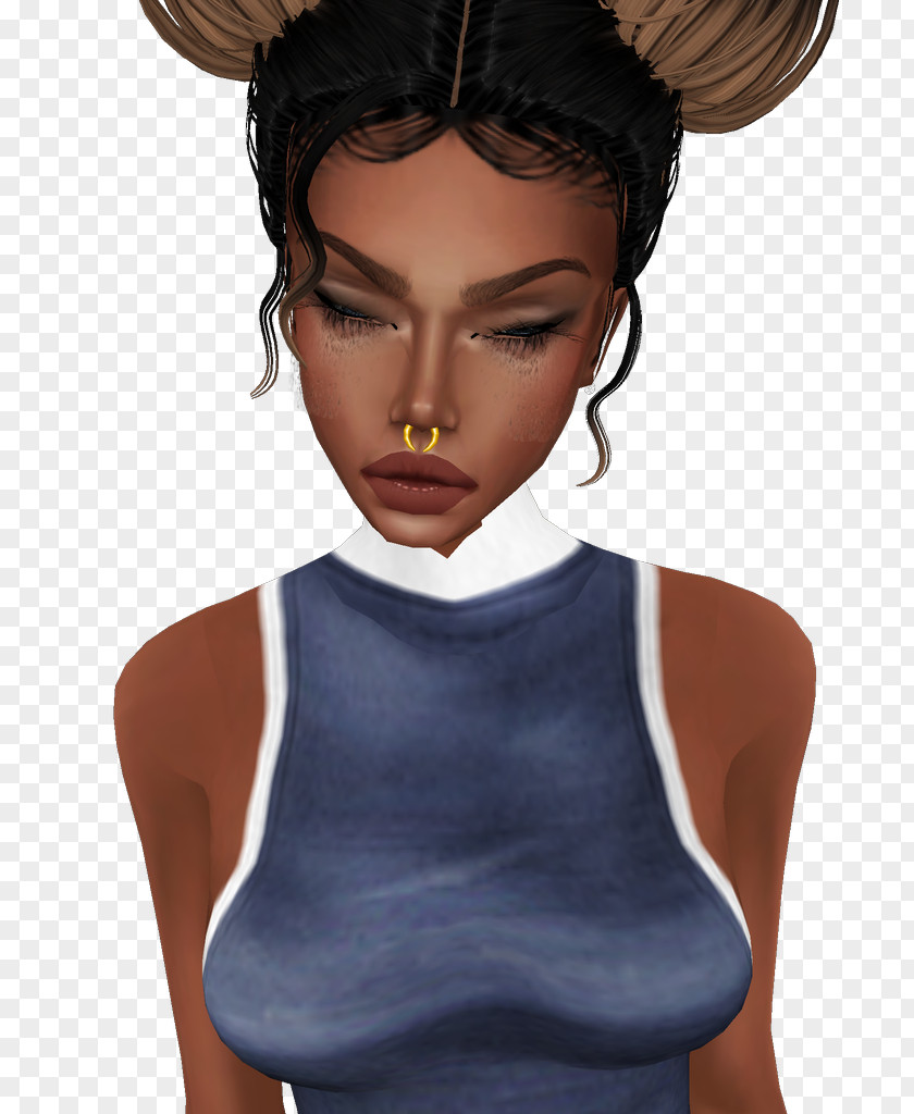 Hair Long IMVU Child Infant PNG