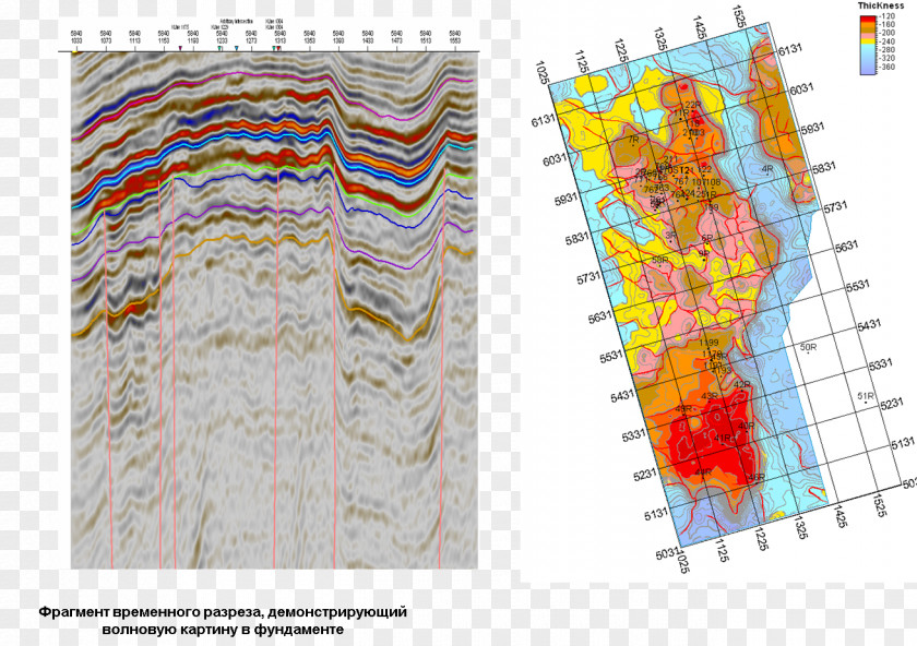 Map Seismic Wave Facies Sediment PNG