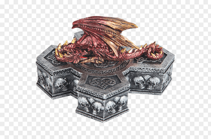 Trinkets Red Dragon Box PNG