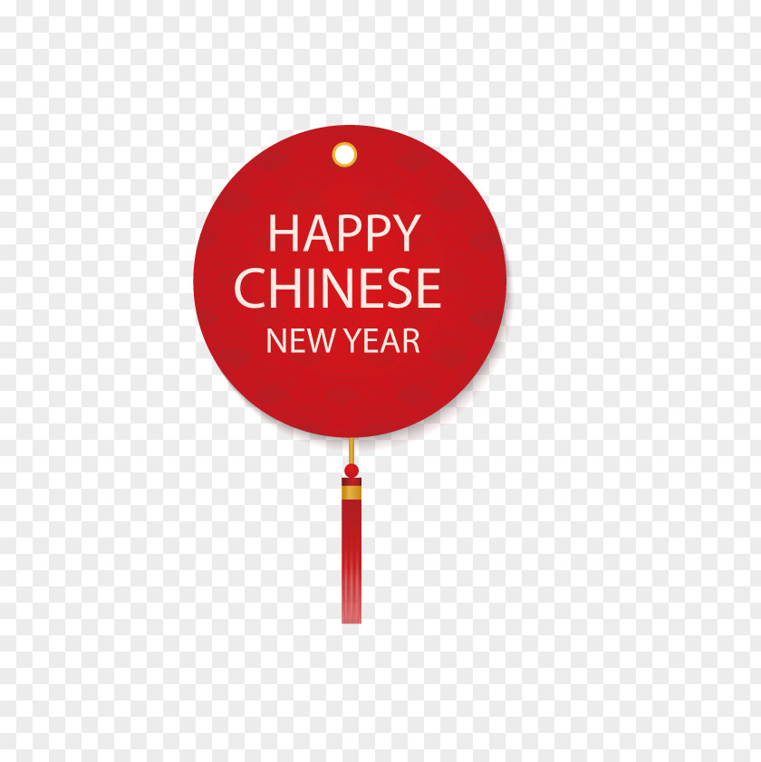 Vector Chinese Tag New Year Lantern PNG