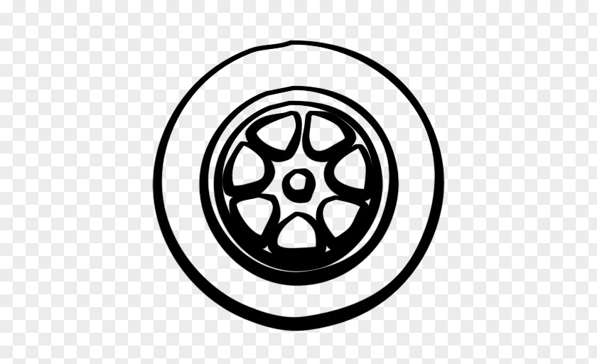 Car Alloy Wheel Rim Spoke Clip Art PNG