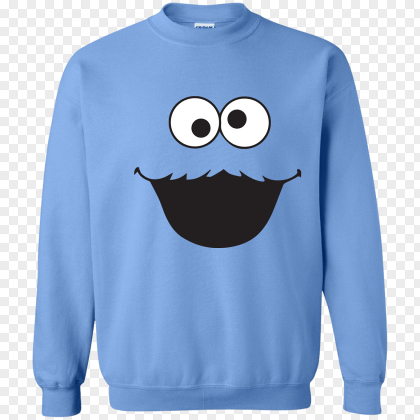 Cookie Monster Hoodie T-shirt Sweater Gildan Activewear PNG