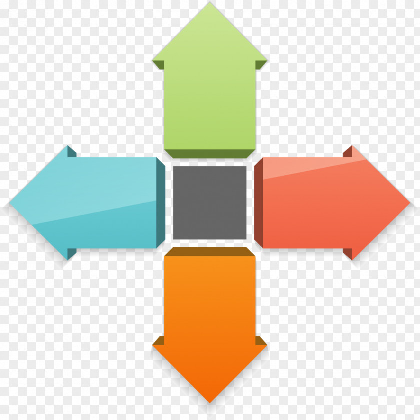 Cross Arrow Download Icon PNG