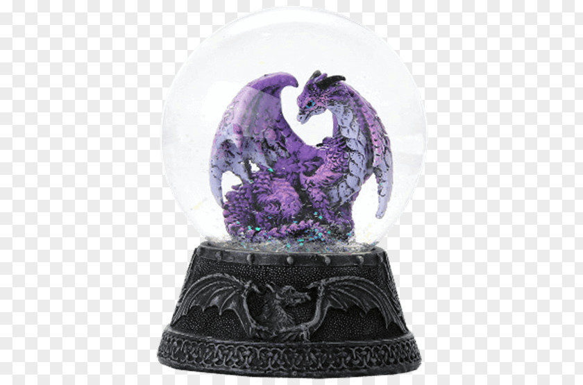 Dragon Snow Globes Figurine Chinese Fantasy PNG