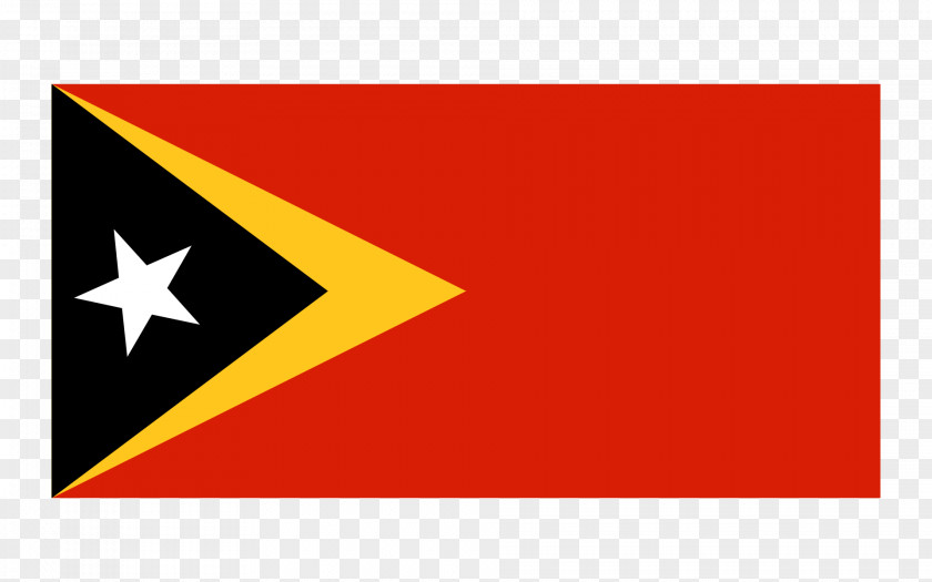 Flag Dili Of East Timor National PNG