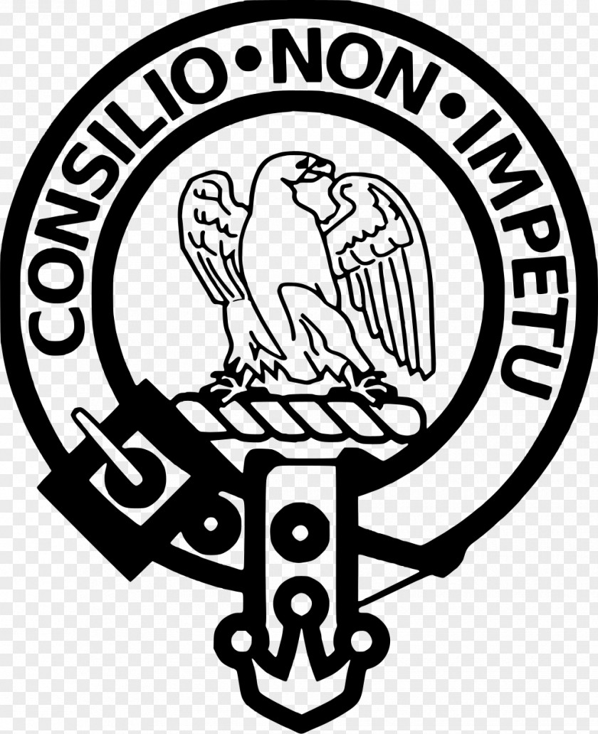 Scottish Highlands Clan Cameron Crest Badge PNG