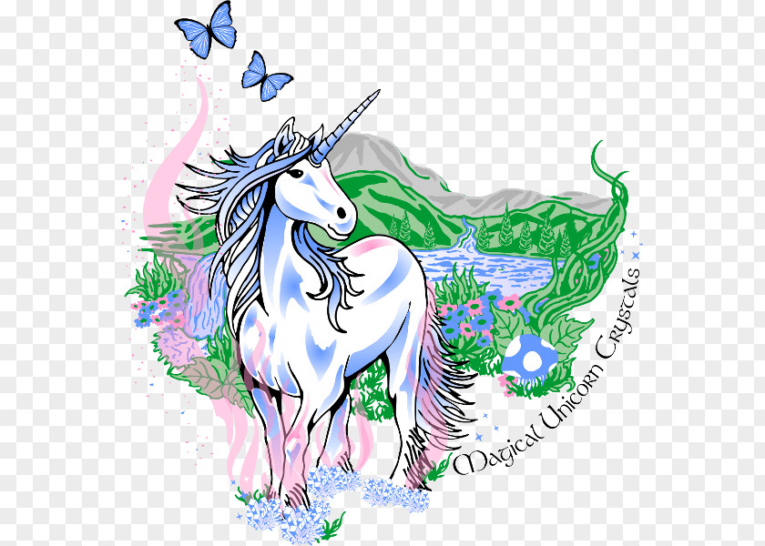 Unicorn Magical Crystals Crystal Healing Horse PNG