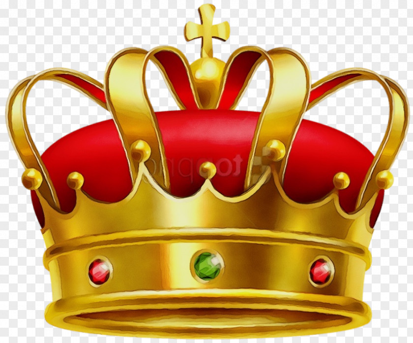 Yellow Fashion Accessory Crown PNG