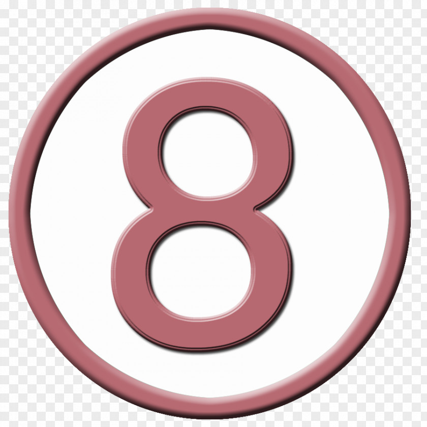 8 Number Lib Clip Art PNG