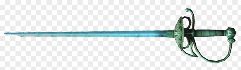 Blue Sword Teal Font PNG