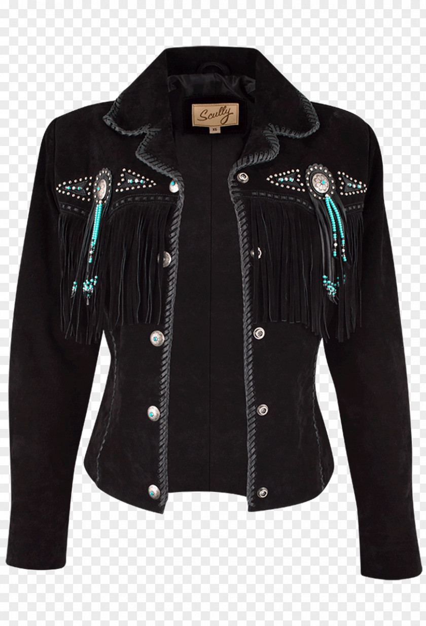 Business Woman Leather Jacket Fringe M Hero PNG