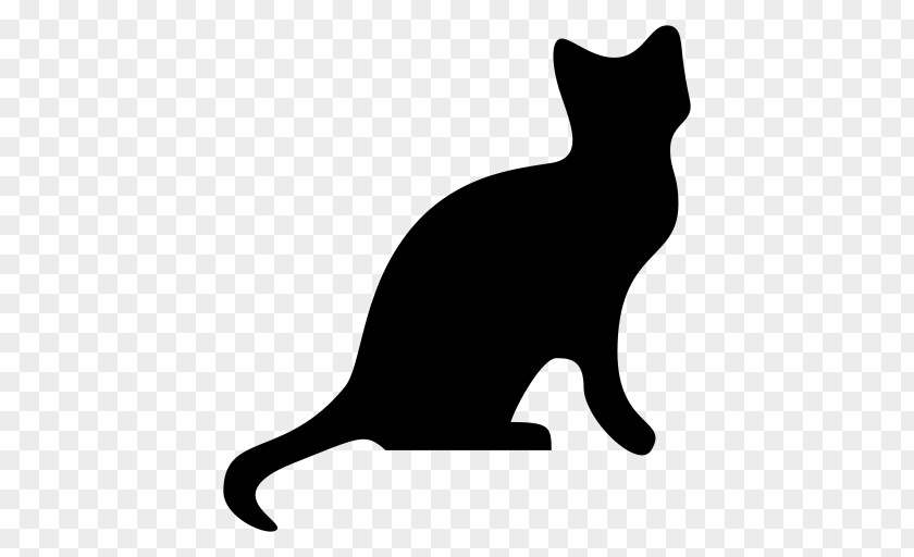 Cat Silhouette Clip Art PNG