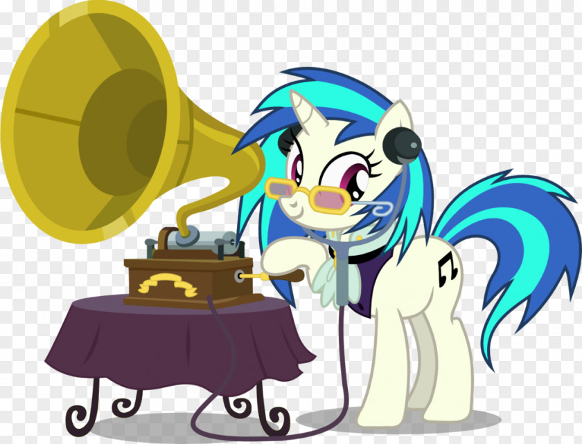Gramophone Pony Cat Phonograph Record Art PNG