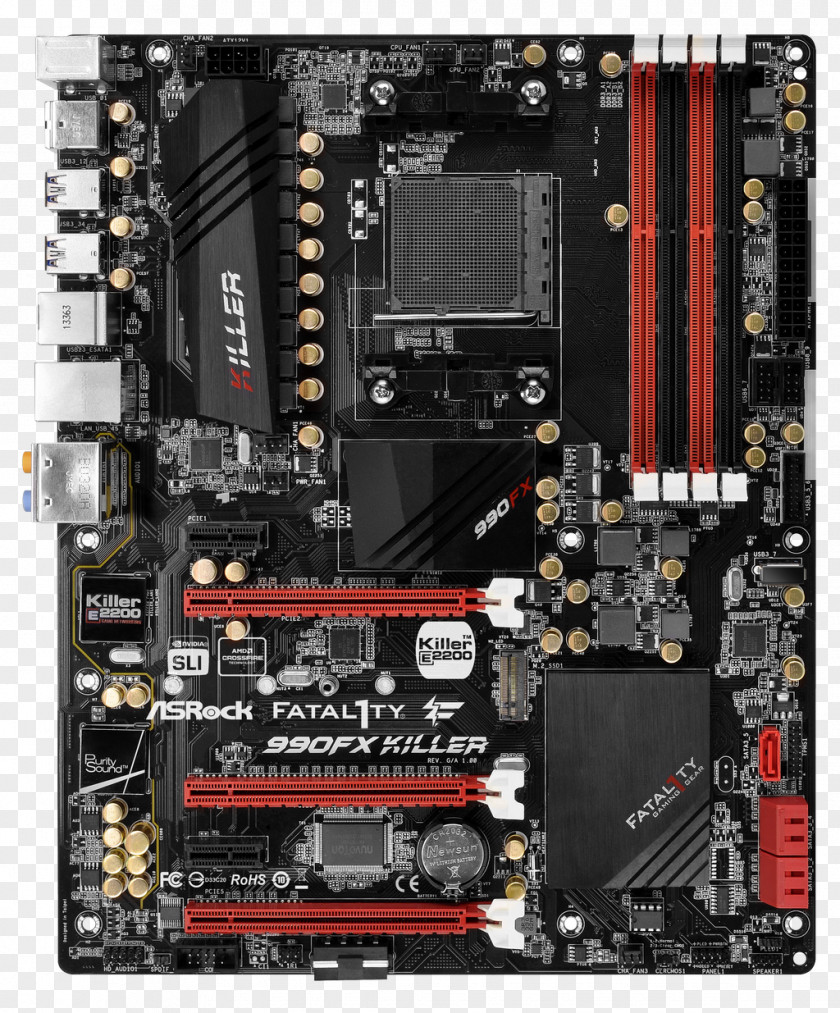 Line And Length Motherboard ASRock Fatal1ty 990FX Killer AMD 900 Chipset Series PNG