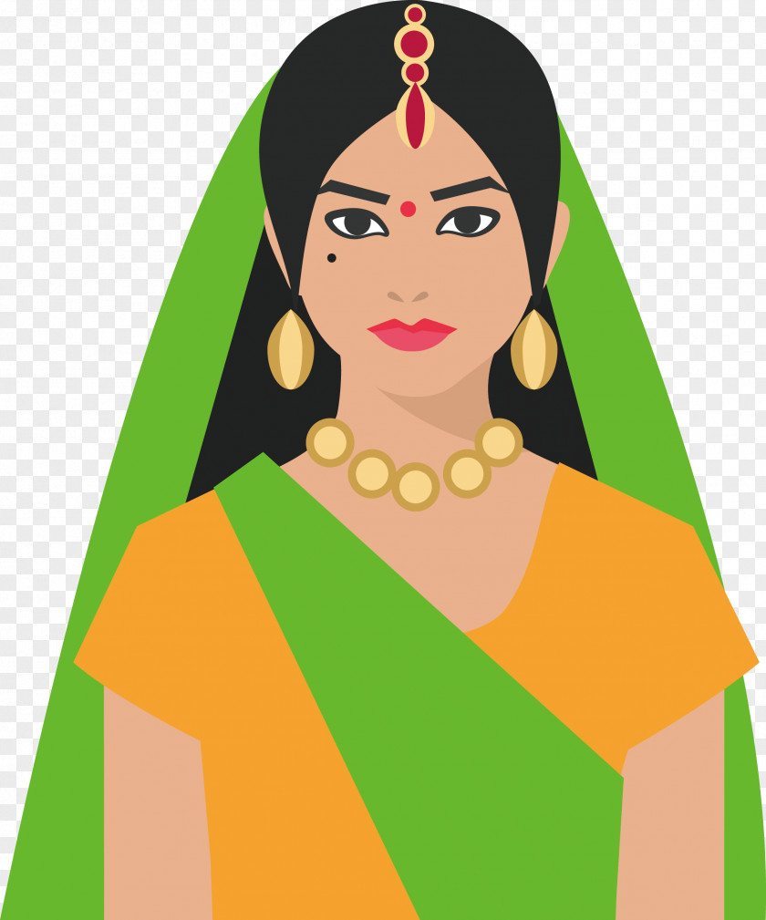 Punjabi Language Sari Punjabis Red PNG