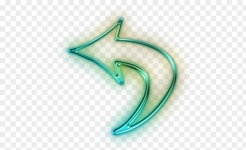 Styled Left Arrow Icon Green World Wide Web PNG