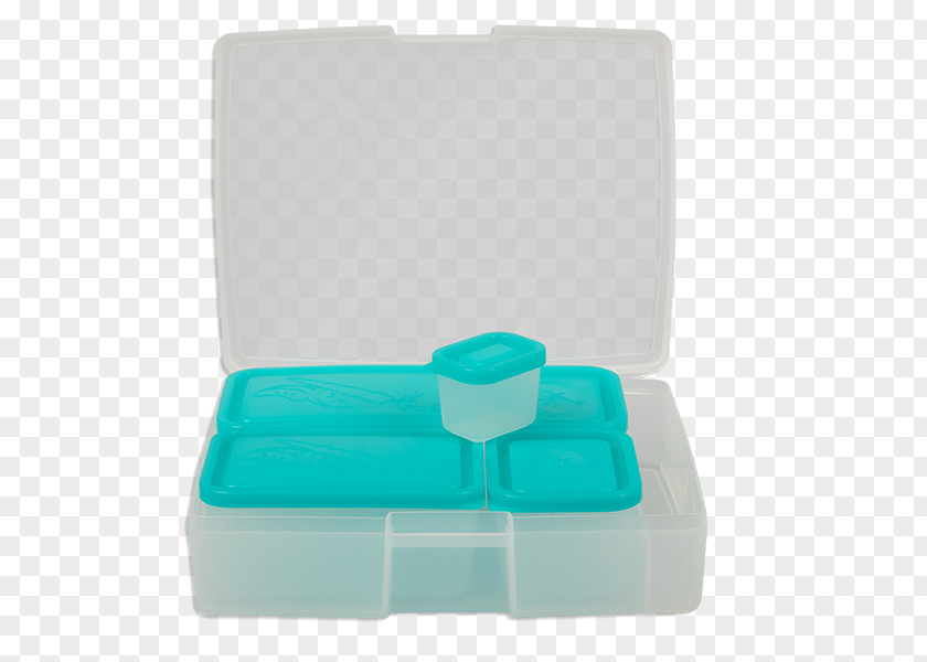 Bento Box Plastic Turquoise PNG