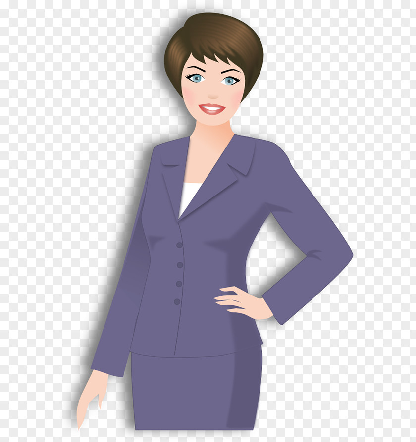 Business Woman Businessperson Fashion Illustration PNG