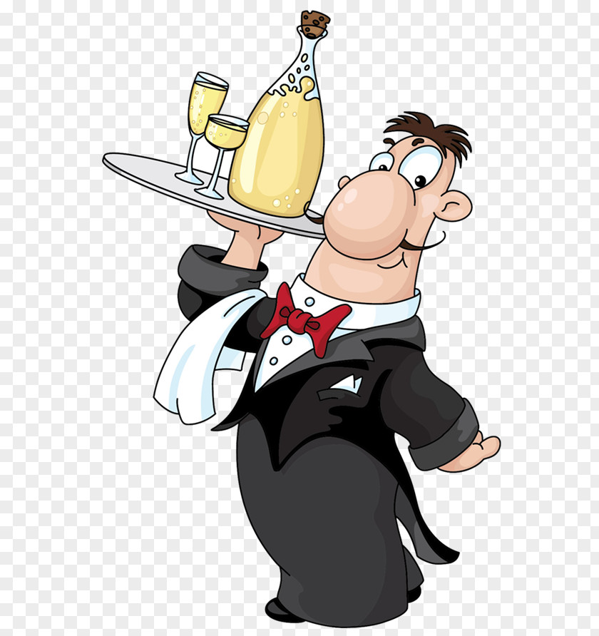 Cartoon Chef Waiter Royalty-free Stock Photography PNG