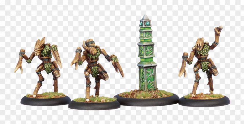 CircleStone Keeper Model KitHigh Ability Showcase Hordes Circle Orboros Sentry Stone And Mannikins Warmachine Privateer Press PNG