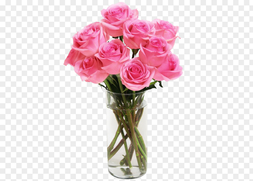 Creative Flower Bouquet Vase Rose Gift PNG