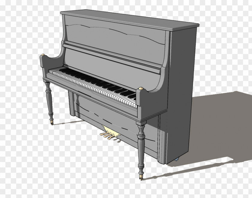 Hand-painted Piano Musical Instrument PNG
