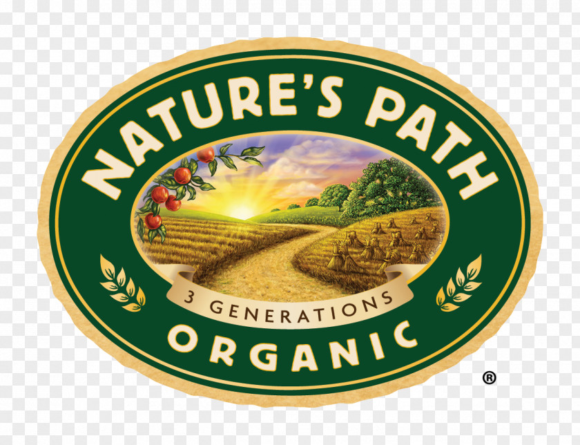 Organic Certification Logo Food Nature's Path Breakfast Cereal Gluten-free Diet PNG