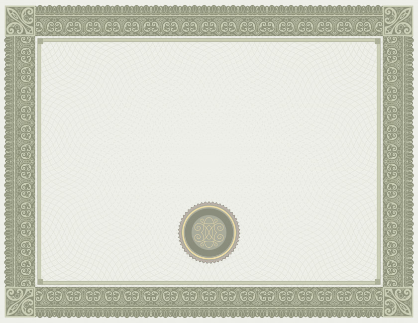 White Green Certificate Template Image Picture Frame Rectangle Design Product PNG