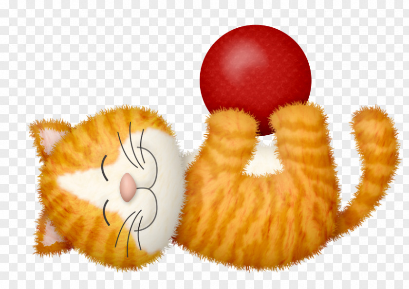 Yellow Cat Kitten Animal Illustrations Clip Art PNG