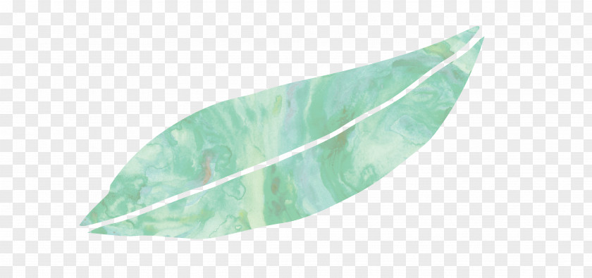 Painted Green Leaves Leaf Cartoon Clip Art PNG