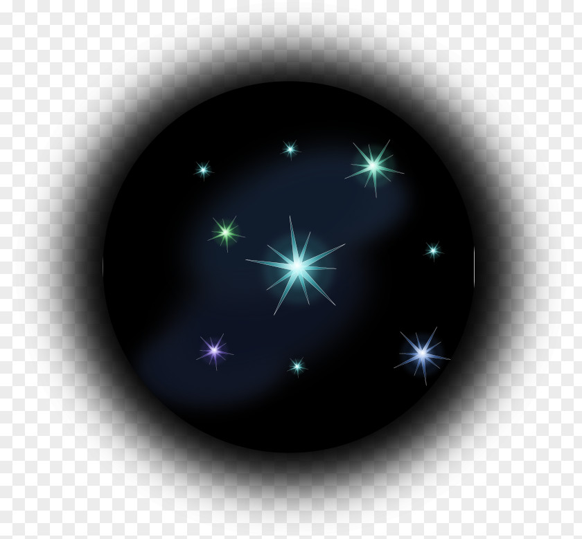 Starry Night The Astronomical Object Sky Circle PNG
