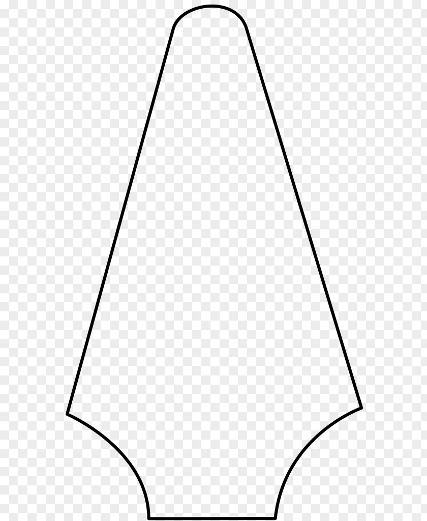 Triangle White Line Art PNG